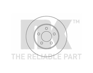 Диск тормозной передний вентилируемый для Ford America Explorer 2001-2011 новый
