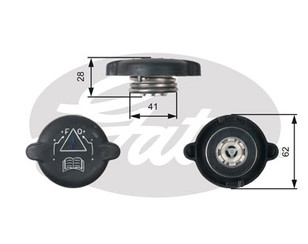 Крышка расширительного бачка для Citroen C15 1984-2005 новый