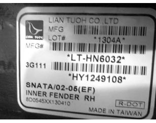 Локер передний правый для Hyundai Sonata IV (EF)/ Sonata Tagaz 2001-2012 новый