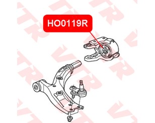 Сайлентблок переднего рычага задний для Acura RDX 2006-2012 новый