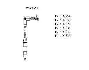 Провода высокого напряж. к-кт для VW Golf IV/Bora 1997-2005 новый