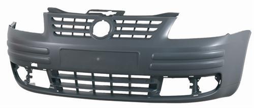 Бампер передний Volkswagen Caddy 03-10 (С отверстием под крюк)