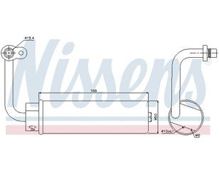 Осушитель системы кондиционирования для Nissan Qashqai (J10) 2006-2014 новый