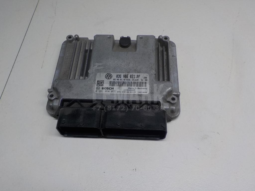 Блок управления двигателем 03G906021PF VAG