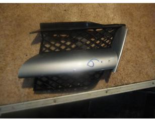 Решетка радиатора левая для Mitsubishi Outlander (CU) 2001-2008 б/у состояние отличное