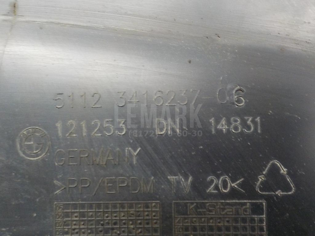 Накладка заднего бампера левая