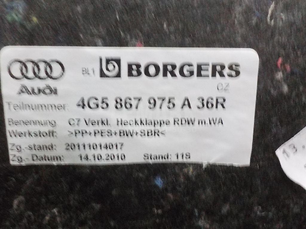 Обшивка крышки багажника для  BMW 1-serie E82/E88 2007-2013