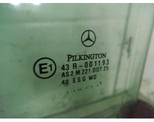 Стекло двери задней левой для Mercedes Benz W203 2000-2006 с разборки состояние отличное