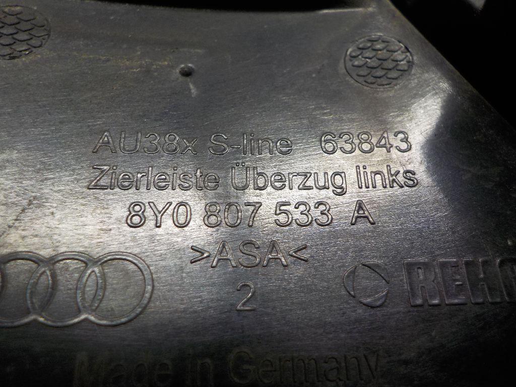 Молдинг переднего бампера левый для  Audi A4 [B5] 1994-2001