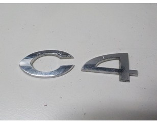 Эмблема на крышку багажника для Citroen C4 2005-2011 с разборки состояние хорошее
