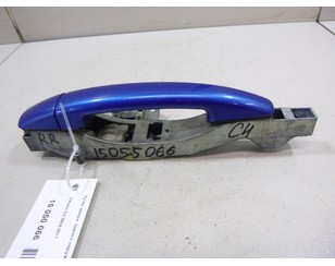 Ручка двери задней наружная правая для Citroen C4 2005-2011 с разбора состояние отличное