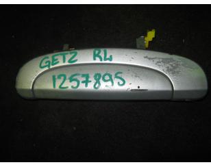 Ручка двери задней наружная левая для Hyundai Getz 2002-2010 б/у состояние отличное