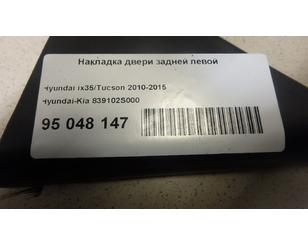 Накладка двери задней левой для Hyundai ix35/Tucson 2010-2015 с разборки состояние отличное