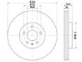 Диск тормозной передний вентилируемый VAG 8K0615301A