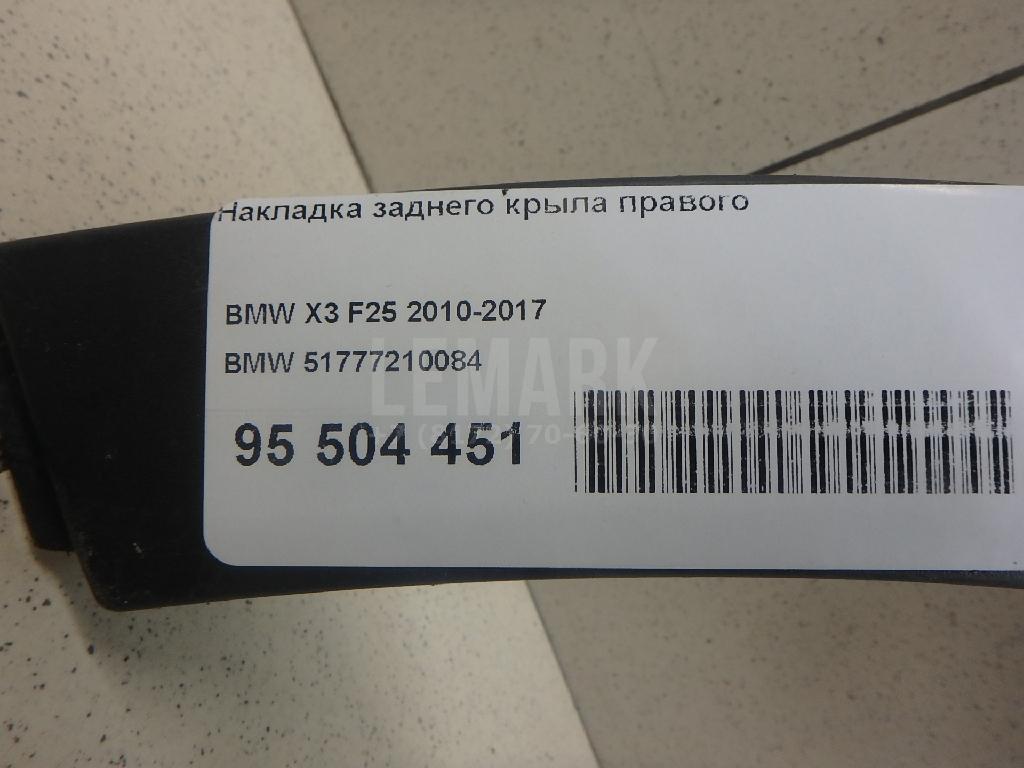 Накладка заднего крыла правого