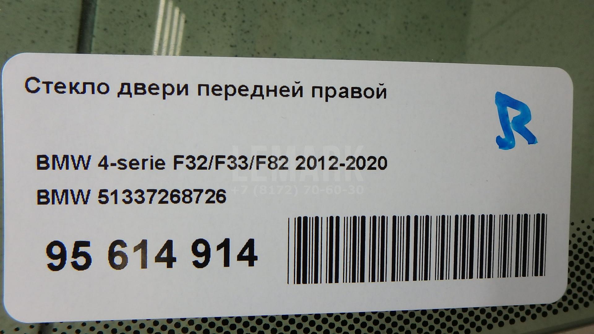 Стекло двери передней правой для  Fiat Uno 1989-1995