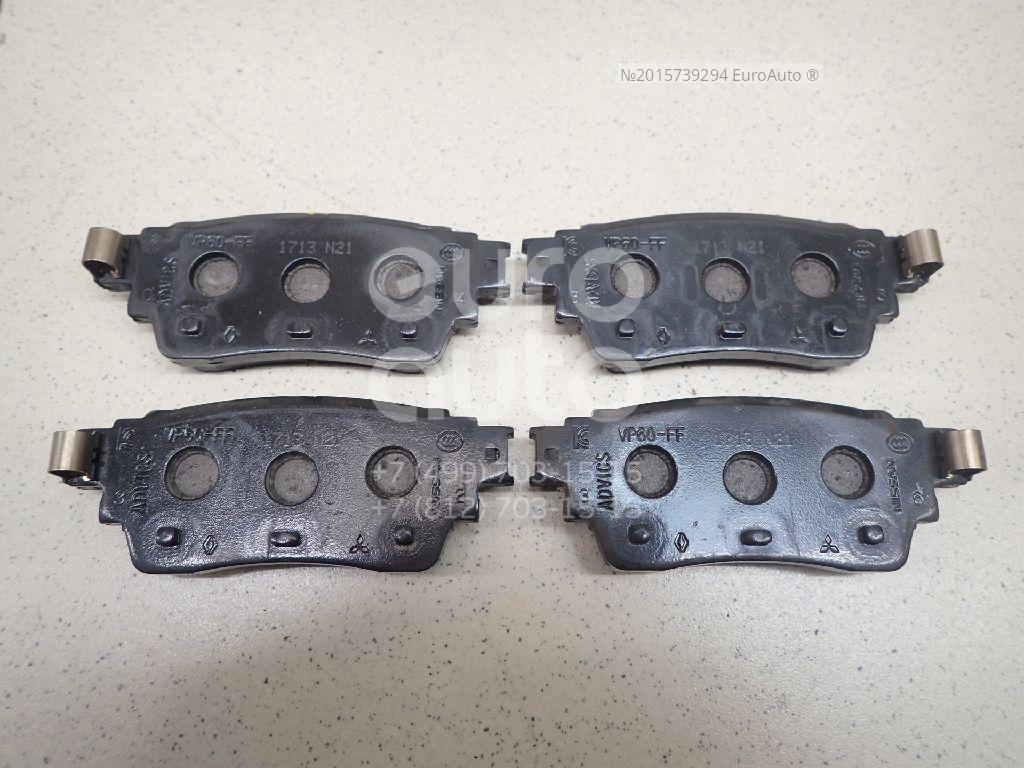 Колодки тормозные задние дисковые к-кт 4605C466 MITSUBISHI 4605C466