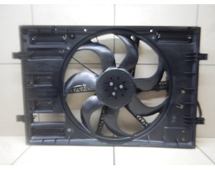 Вентилятор радиатора для Skoda Octavia (A7) 2013-2020 с разбора состояние отличное
