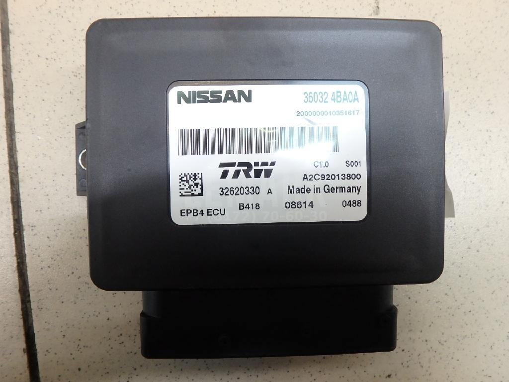 Блок управления парковочным тормозом 360324BA0A Nissan