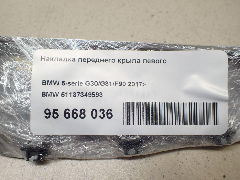 Накладка переднего крыла левого