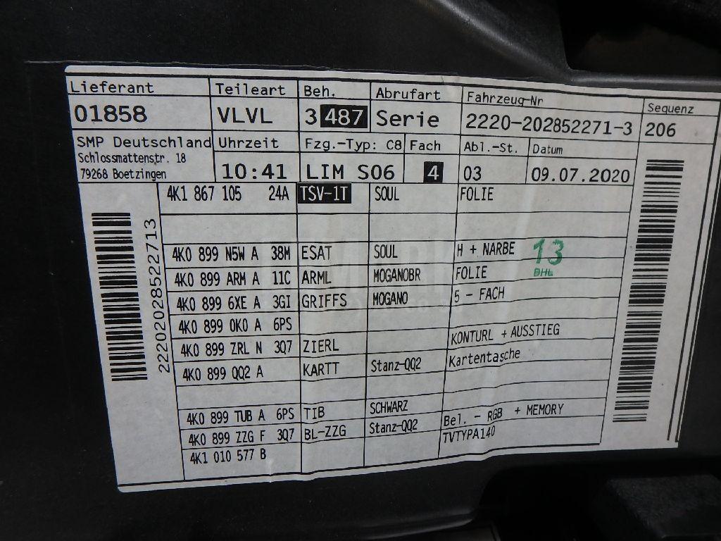 Обшивка двери передней левой для  Audi A6 [C4] 1994-1997
