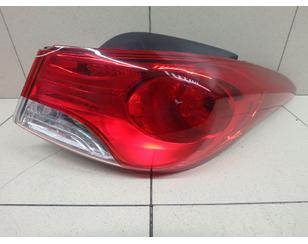 Фонарь задний наружный правый для Hyundai Elantra 2011-2016 б/у состояние под восстановление