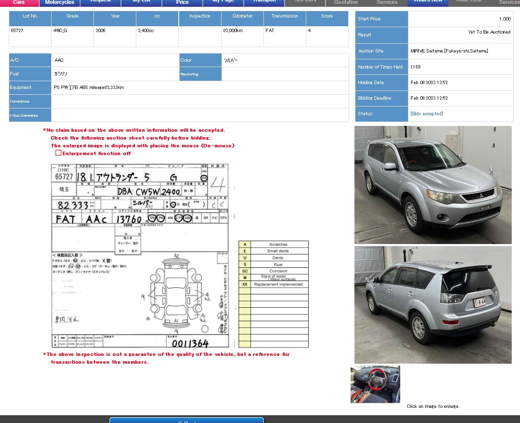 Mitsubishi Outlander XL (CW) 2006-2012 в разборке | ЕвроАвто