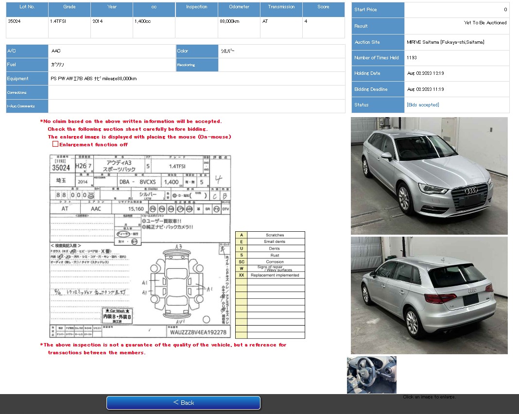 Audi A3 [8V] 2013-2020 в разборке | ЕвроАвто