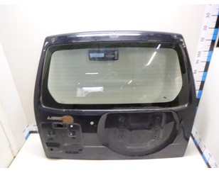 Дверь багажника со стеклом для Mitsubishi Pajero/Montero III (V6, V7) 2000-2006 б/у состояние удовлетворительное