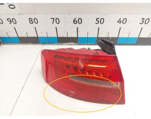 Фонарь задний наружный левый для Audi A4 [B8] 2007-2015 б/у состояние под восстановление