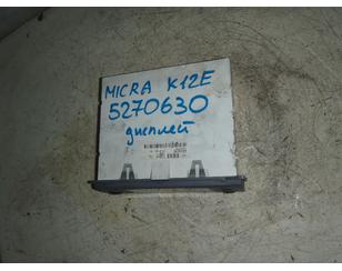 Дисплей информационный для Nissan Micra (K12E) 2002-2010 с разбора состояние отличное