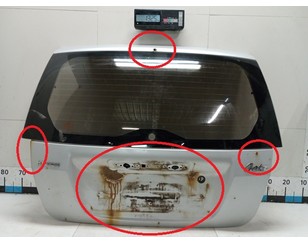 Дверь багажника со стеклом для Hyundai Getz 2002-2010 с разбора состояние хорошее