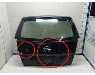 Дверь багажника со стеклом для Opel Zafira B 2005-2012 б/у состояние удовлетворительное
