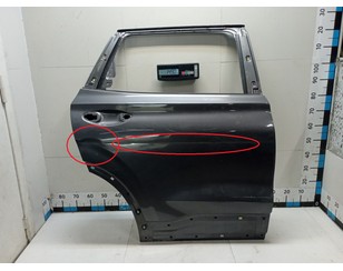 Дверь задняя правая для Hyundai Santa Fe (TM) 2018> с разборки состояние удовлетворительное