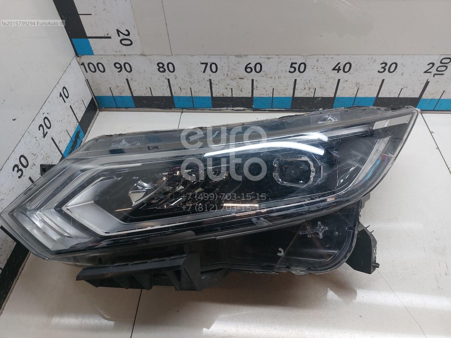 Фара Nissan Qashqai 17-22 (Слева/ Галоген/ ДХО/ С электрокорректором)