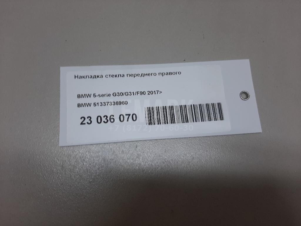 Накладка стекла переднего правого