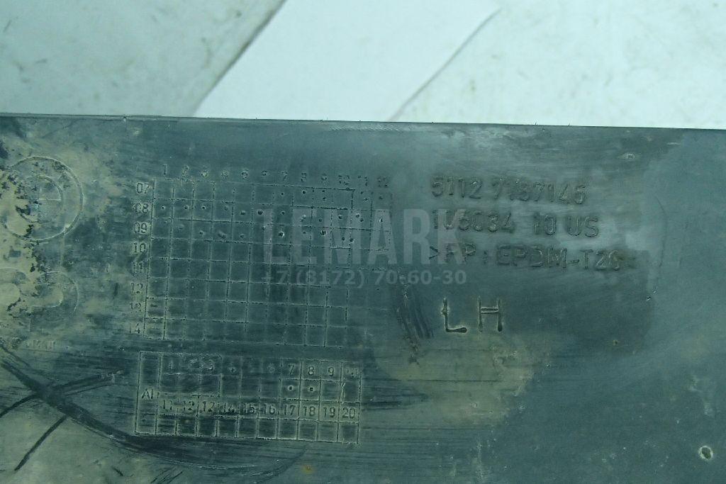 Накладка заднего бампера левая