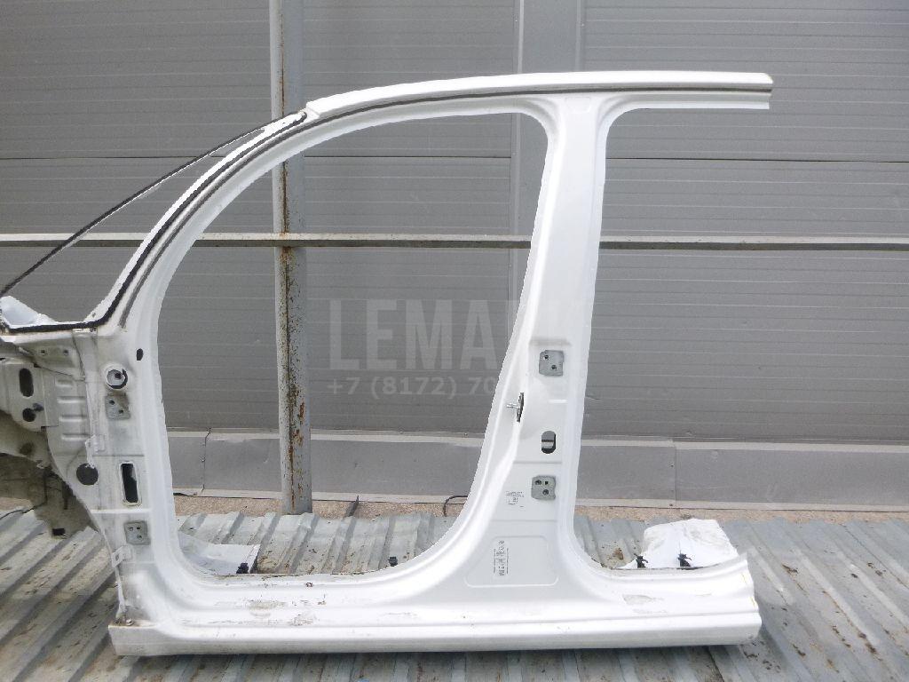 Порог со стойкой левый для  Citroen C4 2004-2011
