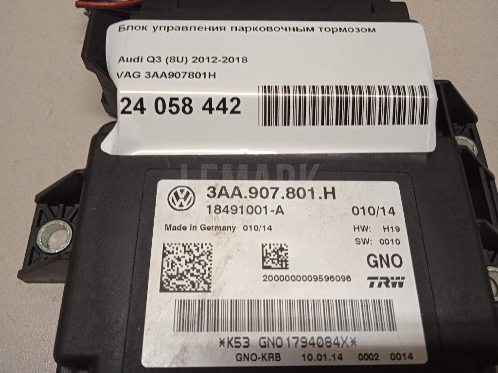 Блок управления парковочным тормозом 3AA907801H VAG