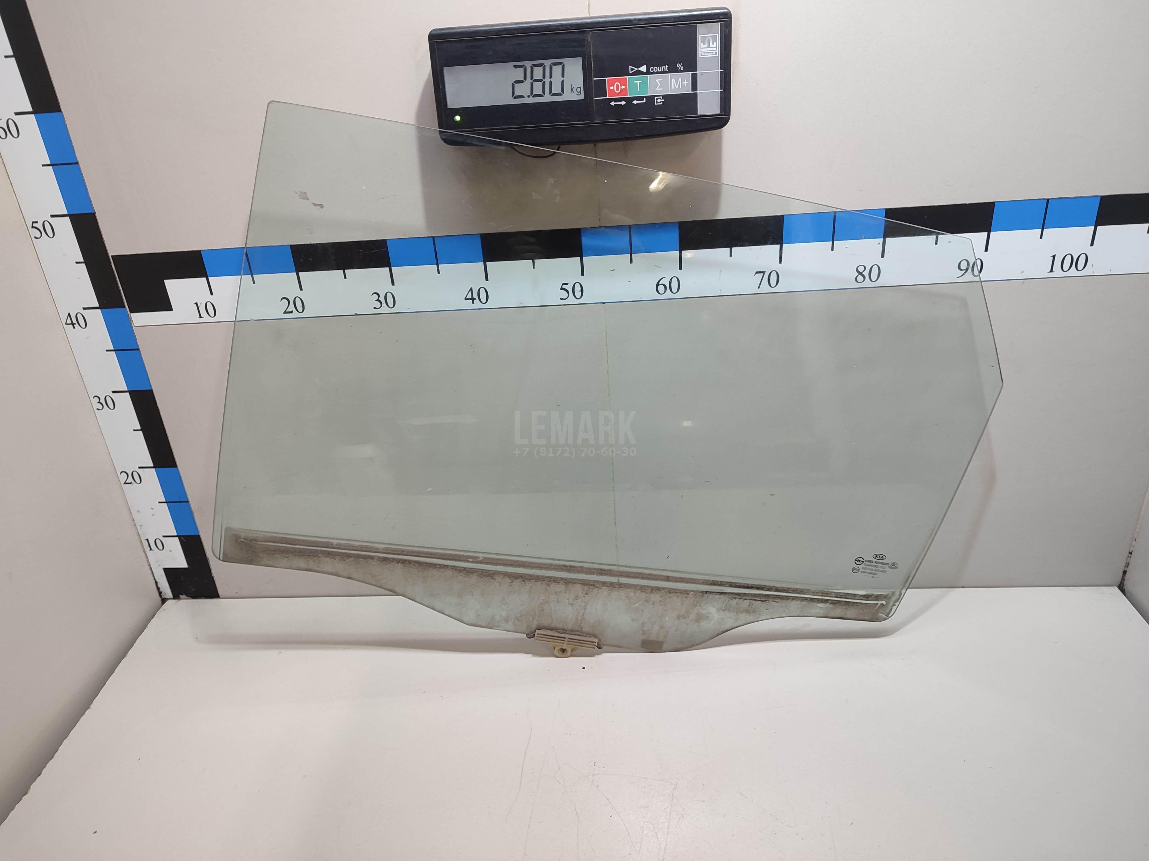 Стекло двери задней левой 834112P000 Hyundai-Kia