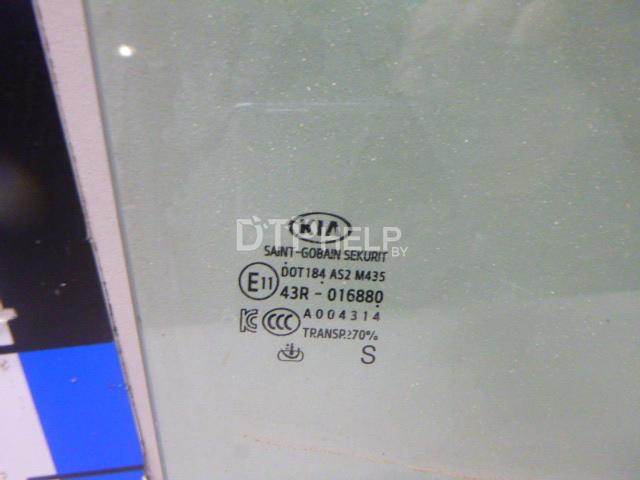 Фото Стекло двери задней правой для Kia Stinger  2018