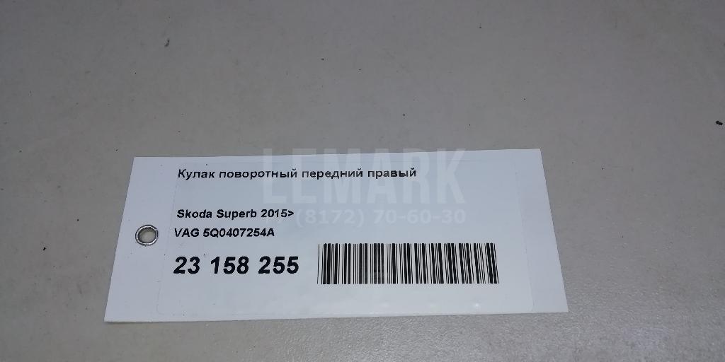 Кулак поворотный передний правый