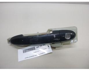 Ручка двери передней наружная правая для Hyundai Santa Fe (CM) 2006-2012 б/у состояние хорошее