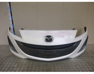 Бампер передний для Mazda Mazda 3 (BL) 2009-2013 с разбора состояние отличное