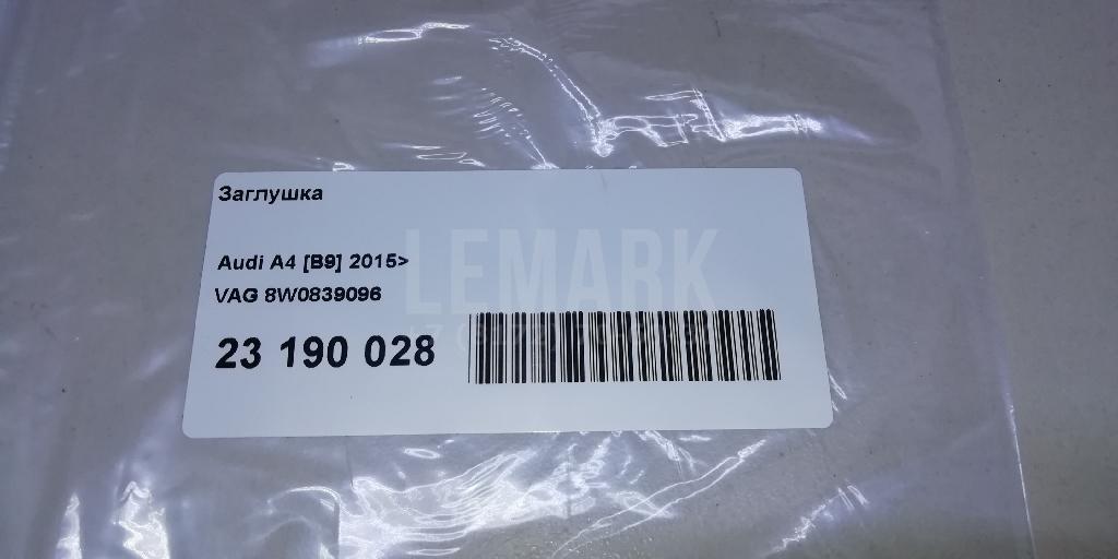 Заглушка для  Audi 100/200 [43] 0-1983