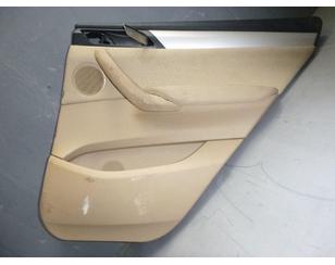 Обшивка двери задней правой для BMW X3 F25 2010-2017 б/у состояние отличное