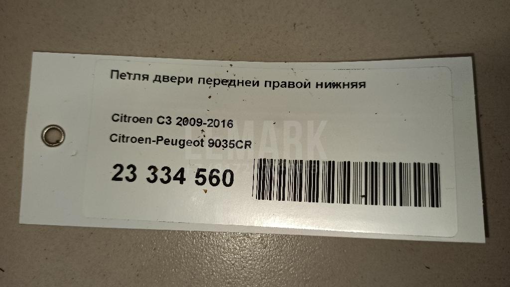 Петля двери передней правой нижняя