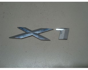 Эмблема на крышку багажника для BMW X1 E84 2009-2015 с разбора состояние отличное