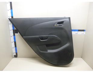 Обшивка двери задней левой для Chevrolet Aveo (T300) 2011-2015 с разборки состояние хорошее
