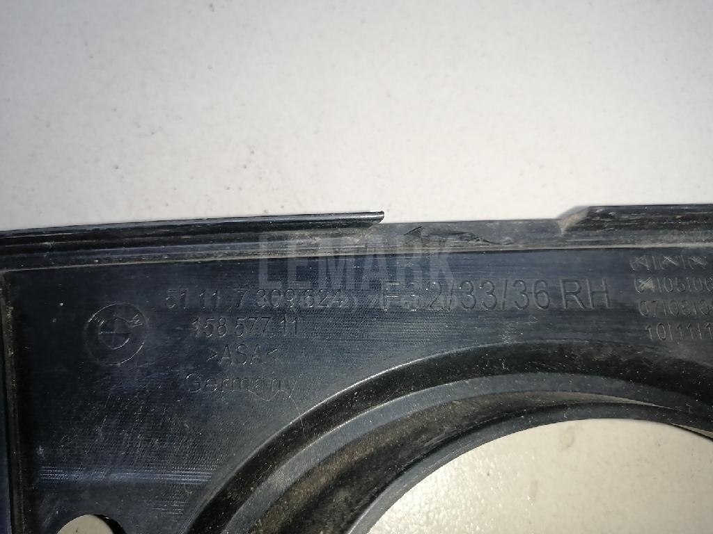 Решетка в бампер правая для  BMW X5 E53 2000-2007